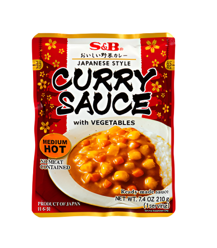 Gemüse Curry Mittelscharf 210g von S&B