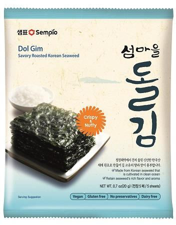 Geröstete Algenblätter 4x20g von Sempio - Knuspriger Snack &amp; Perfekt für Sushi