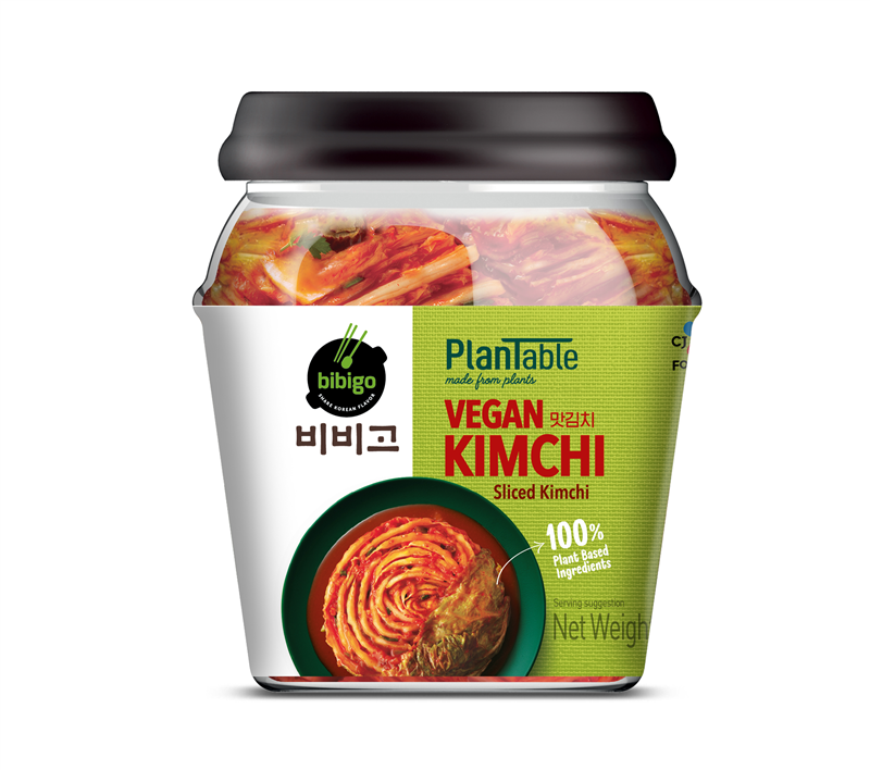 Chinakohl (Mat) Kimchi Geschnitten (Jar Type) 500g von CJ, vegan