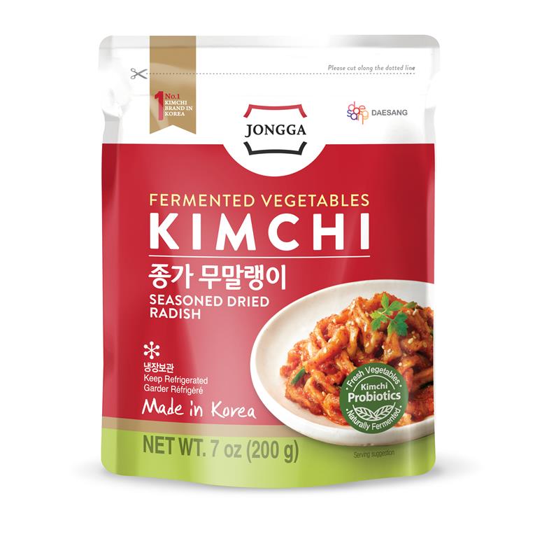 Getrocknetes Rettich Kimchi 200g von Jonggajib - Würziger Snack