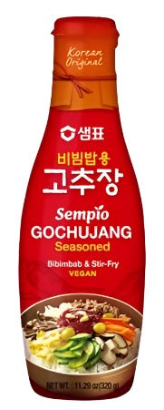 Gewürzte Paprikapaste für Bibimbab& Stir-fry,  (Vegan) 320g von Sempio