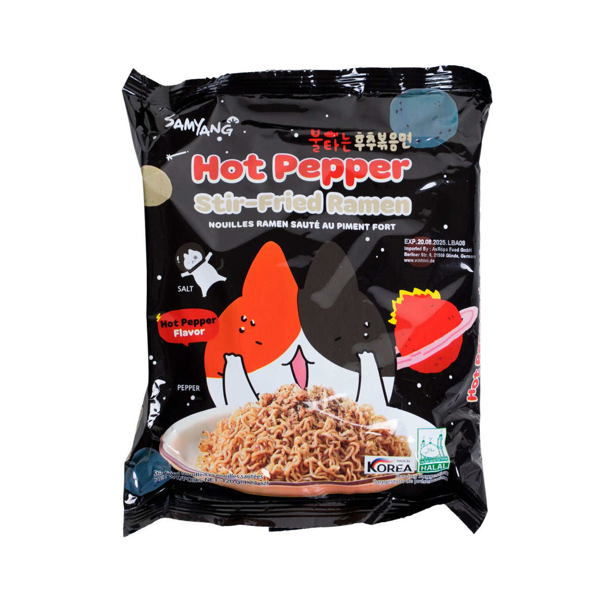 Hot Pepper Stir Fried Ramen 120g von Samyang