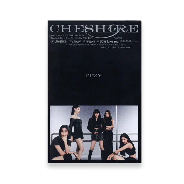 ITZY - CHESHIRE [STANDARD EDITION] Album Black Version
