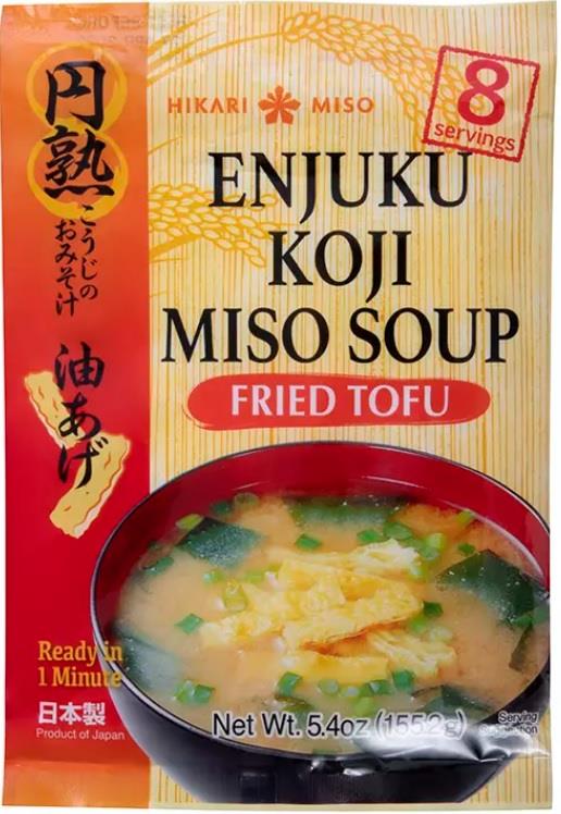 Instant Miso Soup Aburaage (EU) 8x19.4g von Hikarimiso