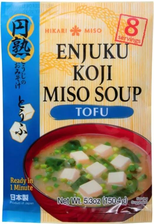 Instant Miso Soup Tofu (EU) 8x18.80g von Hikarimiso