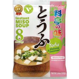 Instant Miso Soup Tofu vegetarisch 152g 8er Packung von Marukome