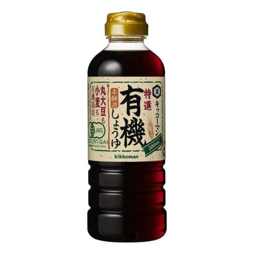 JAS-Organic Tokusen Yuki Shoyu 500ml von Kikkoman 