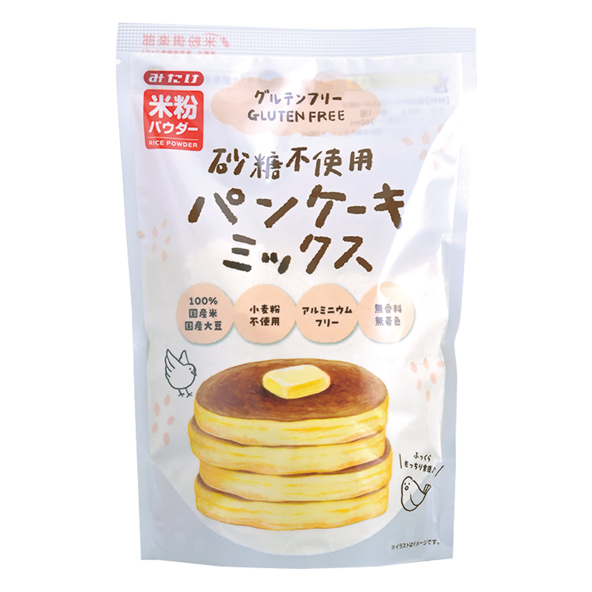 Pancake Mix glutenfrei, ohne Zucker 200g von Mitake