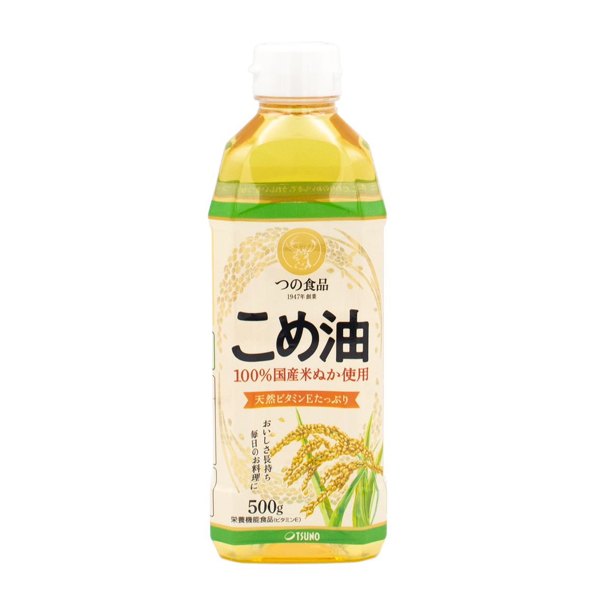 Kokusan Kome Abura (Reisöl) 500g von Tsuno Shokuhin