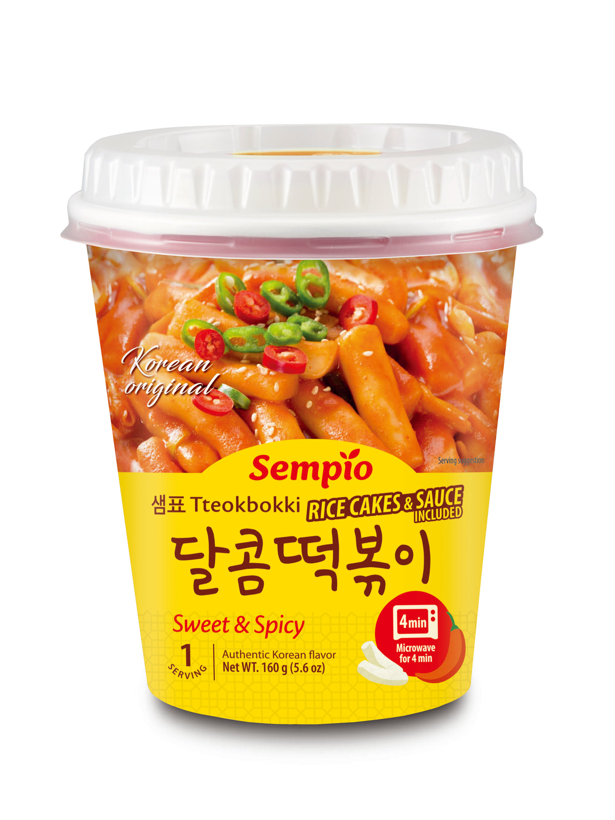 Reisteigstengel (Tteokbokki) (Süss&amp;Scharf) 160g von Sempio