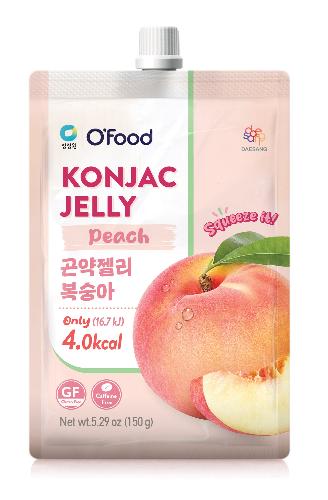 Konjac Jelly 150g von Daesang - Peach Snack