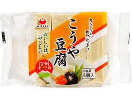 Koyadofu 4 Packungen 66g getrockneter Tofu von Misuzu