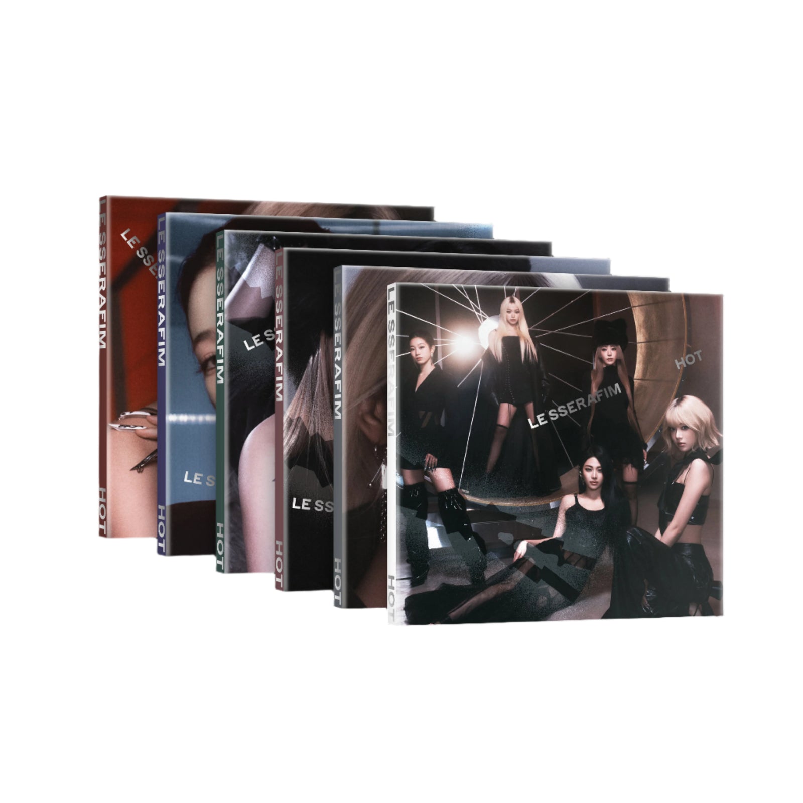 LE SSERAFIM - HOT (COMPACT VER.) Album Random