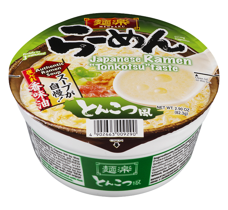 Menraku cup Tonkotsu-fu Ramen Instant Nudeln 82.30g von Hikarimiso