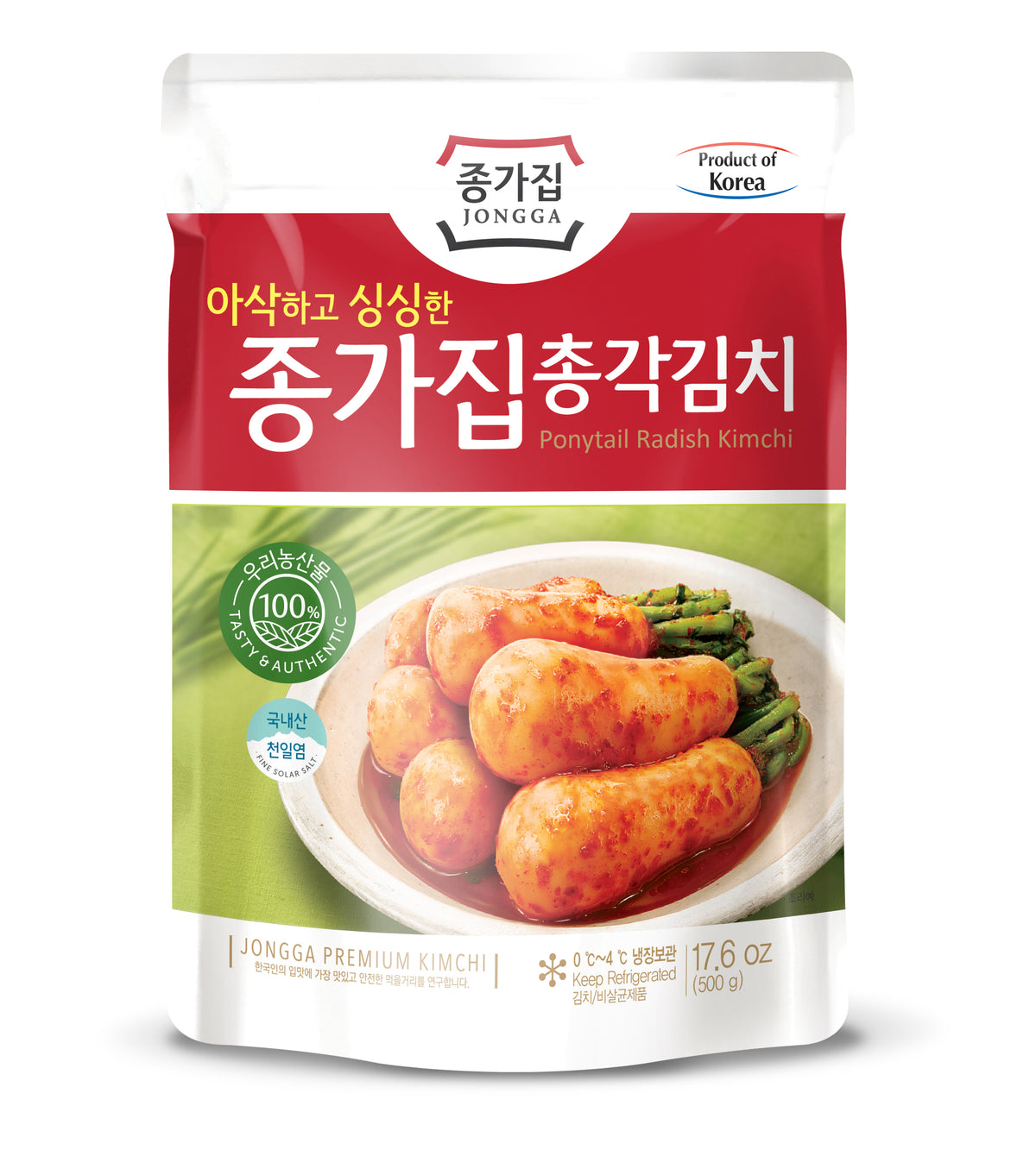 Mini-Rettich Kimchi 500g von Jonggajib – Authentisches Koreanisches Kimchi