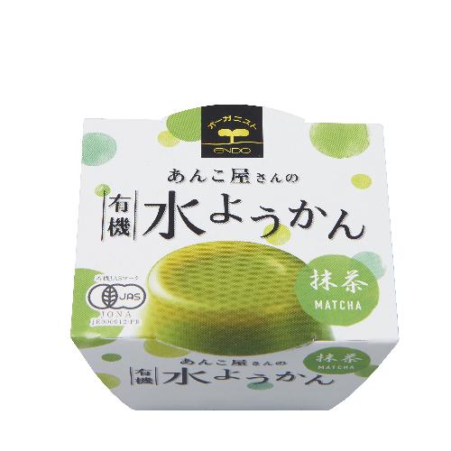 Mizu Yokan Matcha 100g von Endo Seian - JAS-Organic Gelee Dessert