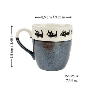 Mug Cup Black Cat von Kigura
