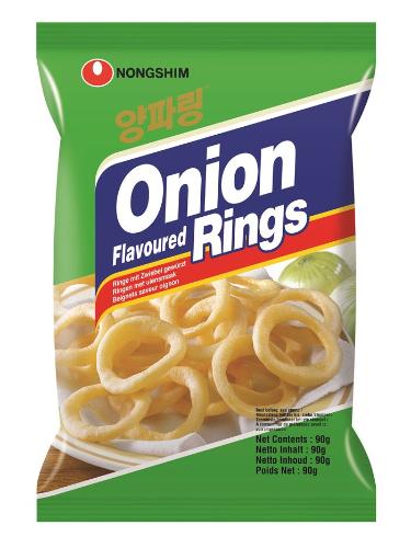 Onion Rings 90g von Nongshim - Knuspriger Zwiebel-Snack