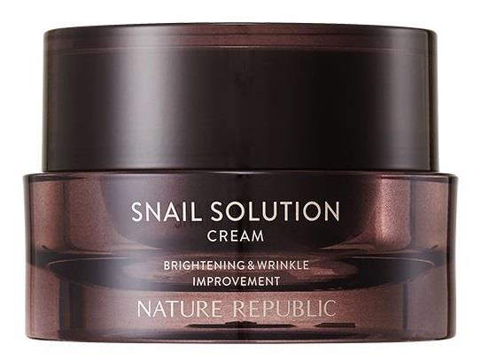 Nature Republic Snail Solution Cream mit Hyaluron 52ml 