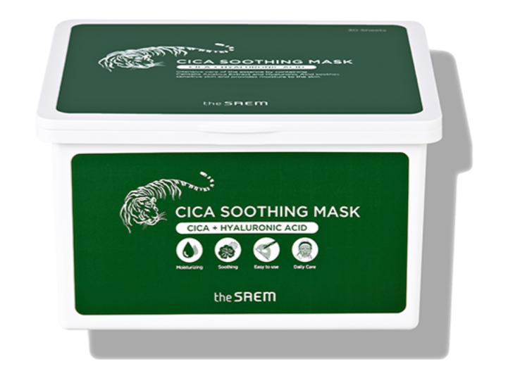 The Saem Cica Soothing Mask 30 Sheets