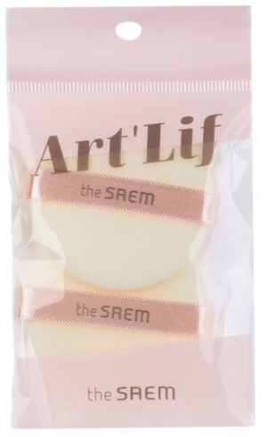 The Saem Art'Lif Round Puff 2 Stück Packung