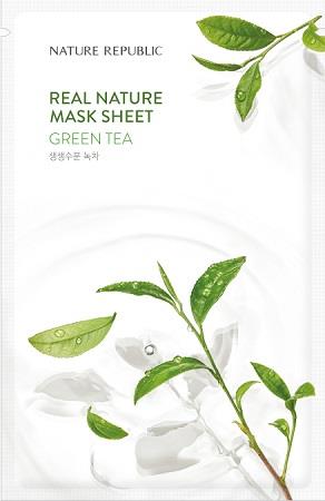 Nature Republic Real Mask Sheet Green Tea Gesichtsmaske 23ml