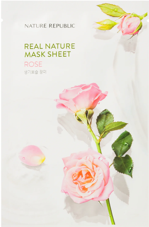 Nature Republic Real Mask Sheet Rose Gesichtsmaske 23ml