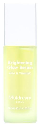 Muldream Brightening Glow Serum - AHA &amp; Vitamin C 40ml 