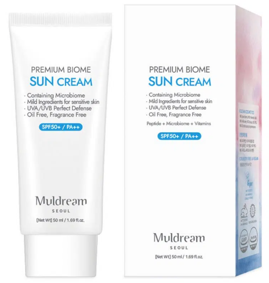 Muldream Premium Biome Sun Cream SPF50+ / PA++ 50ml 