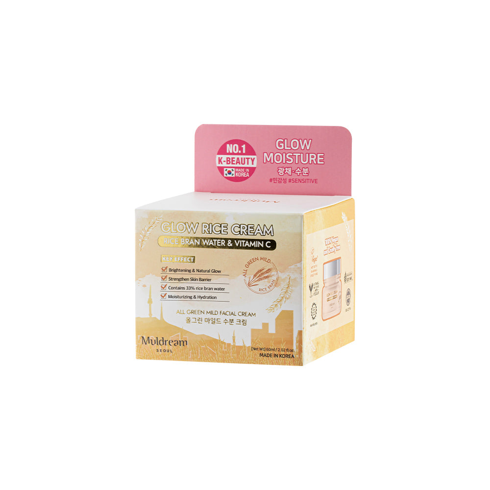 Muldream All Green Mild Facial Cream 60ml - vegan - YumiHana Shop
