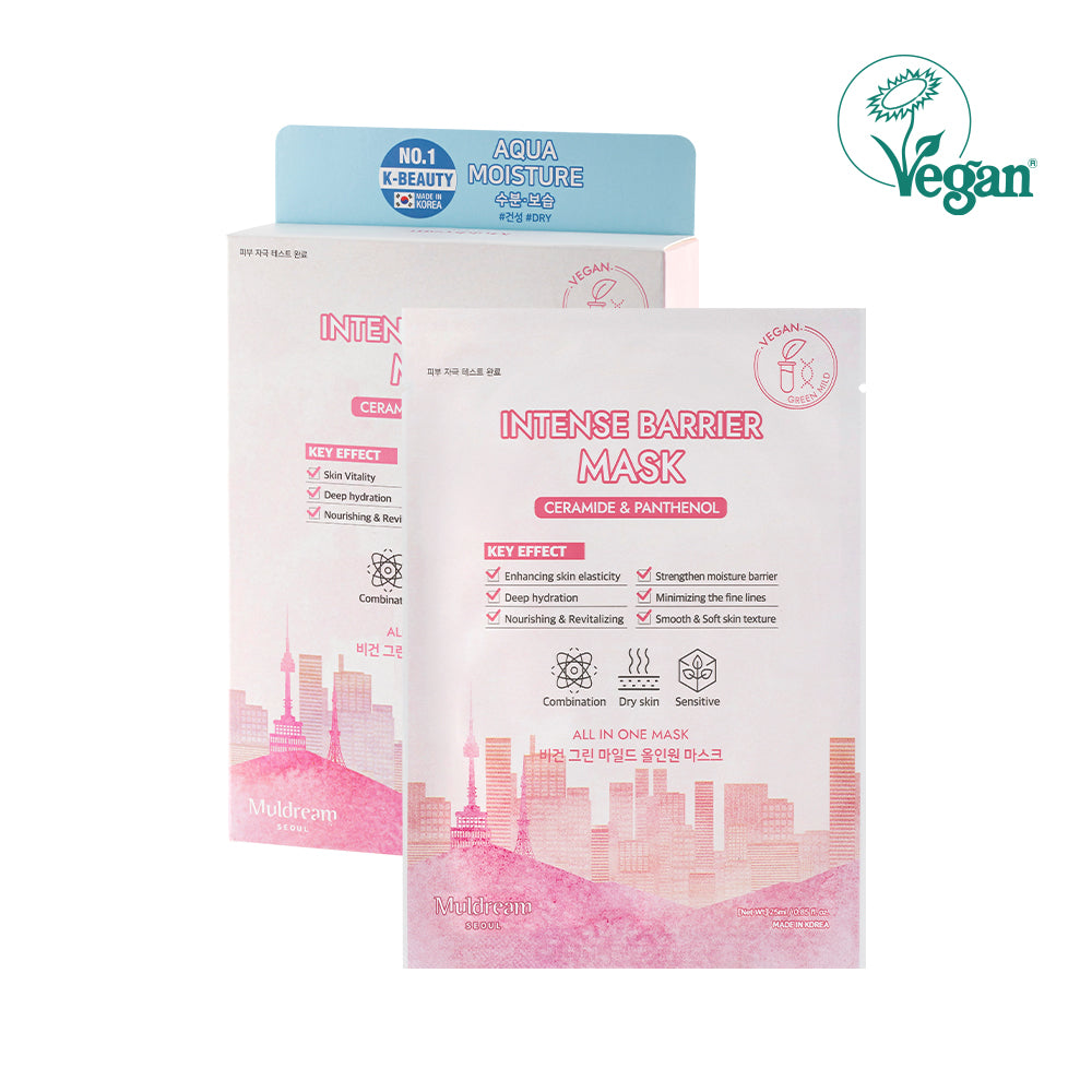 Muldream Intense Barrier Mask 25ml Package and Product