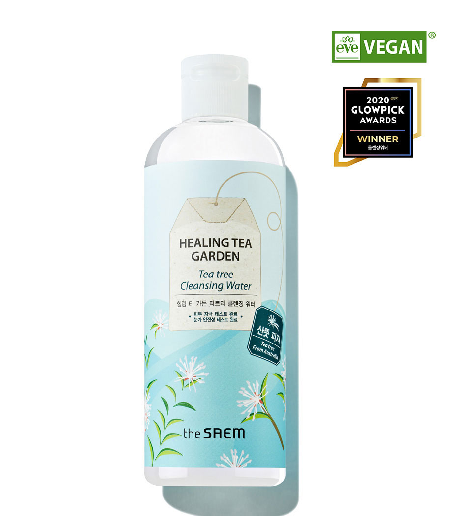 The Saem Healing Tea Garden Tea Tree Cleansing Water 300ml - vegan