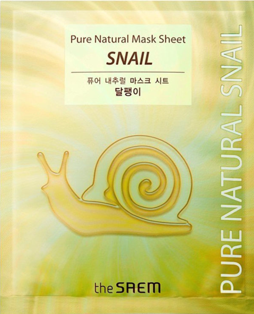 The Seam Pure Natural Snail Mask Sheet Gesichtsmaske 20ml