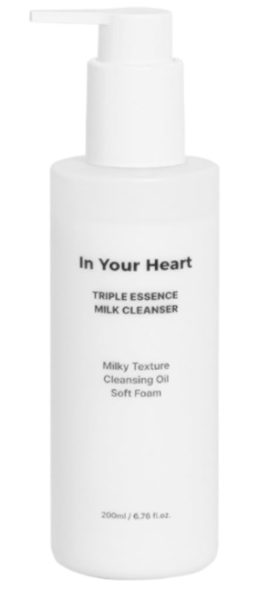 In Your Heart Triple Essence Milk Cleanser 200ml
