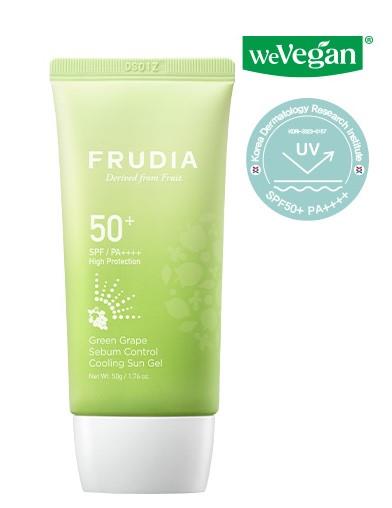 Frudia Green Grape Sebum Control Cooling Sun Gel 50g