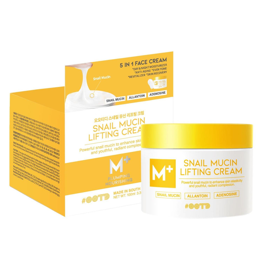 OOTD Snail Mucin Lifting Cream – Anti-Falten Creme Mit Schneckenschleim Für Straffere, Elastischere Haut