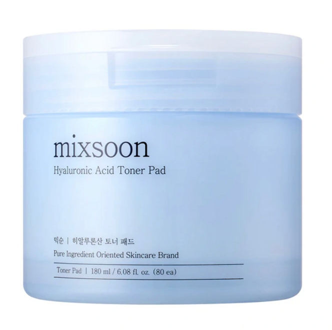 Mixsoon Hyaluronic Acid Toner Pad 80 Stück