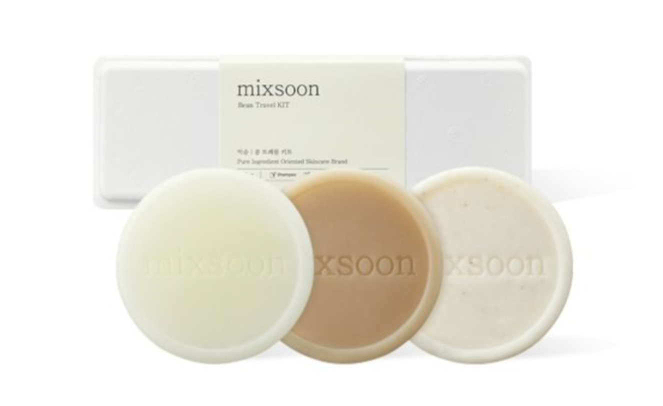 Mixsoon Bean Travel Kit (Shampoo+Conditioner+BodyandFace)