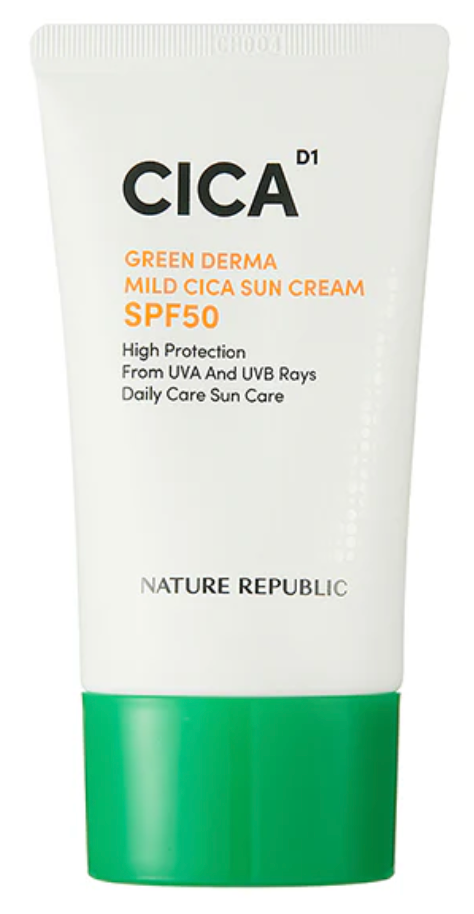 Nature Republic Green Derma Mild Cica Sun Cream SPF50 50ml