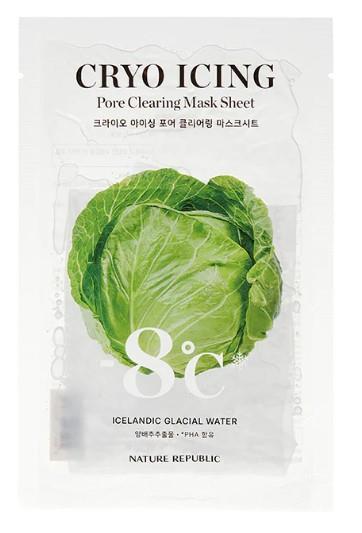 Nature Republic Cryo Icing Pore Clearing Mask Sheet 27ml - vegan