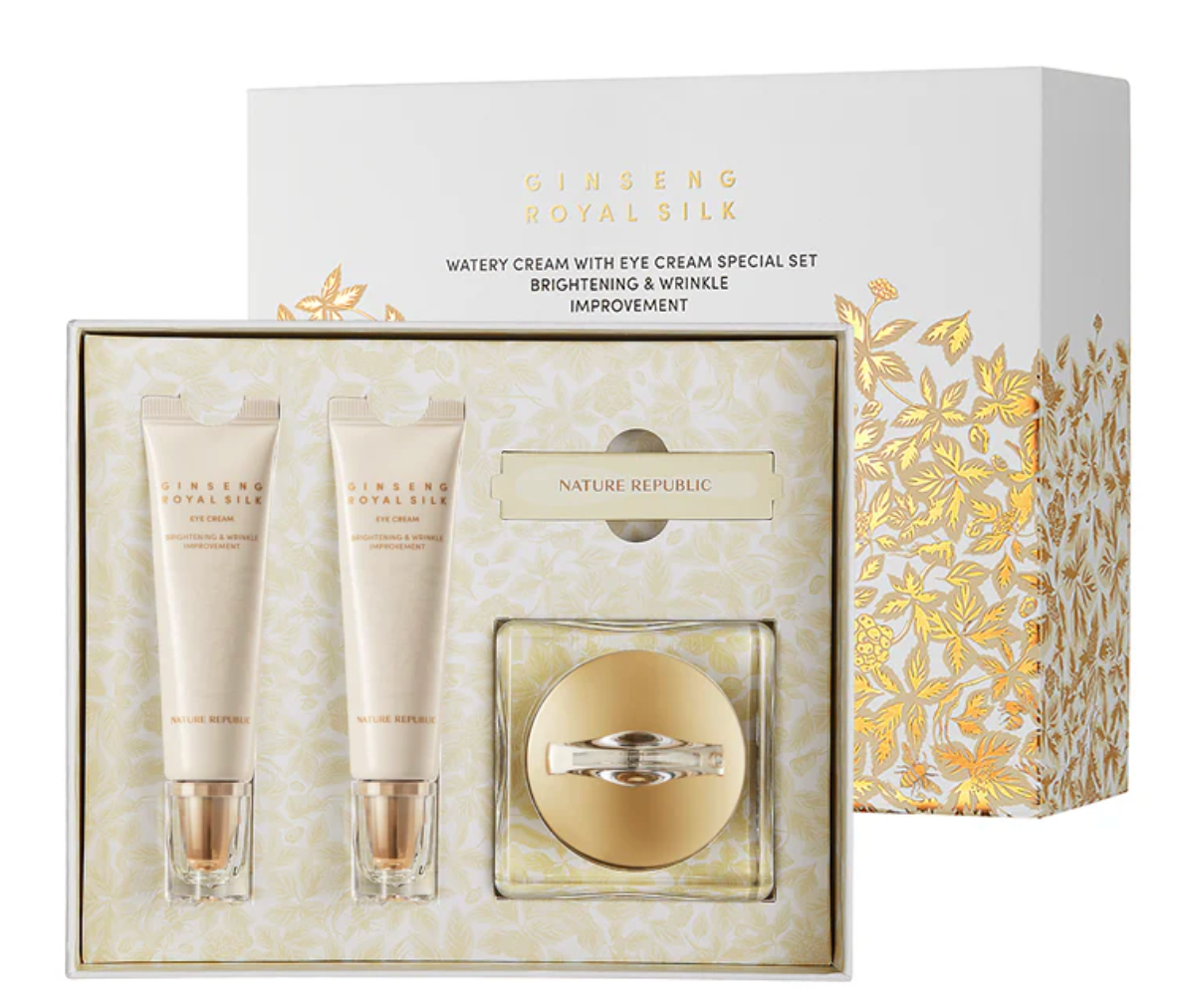 Nature Republic Ginseng Royal Silk Watery Cream With Eye Cream Special Set