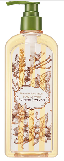 Nature Republic Perfume De Nature Body Oil Wash Evening Lavender 345ml