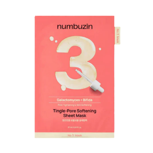 Numbuzin No.3 Tingle-Pore Softening Sheet Mask