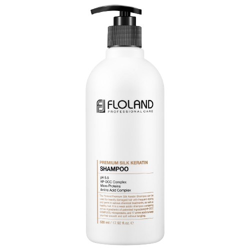 Ottie Floland Premium Silk Keratin Shampoo 530ml