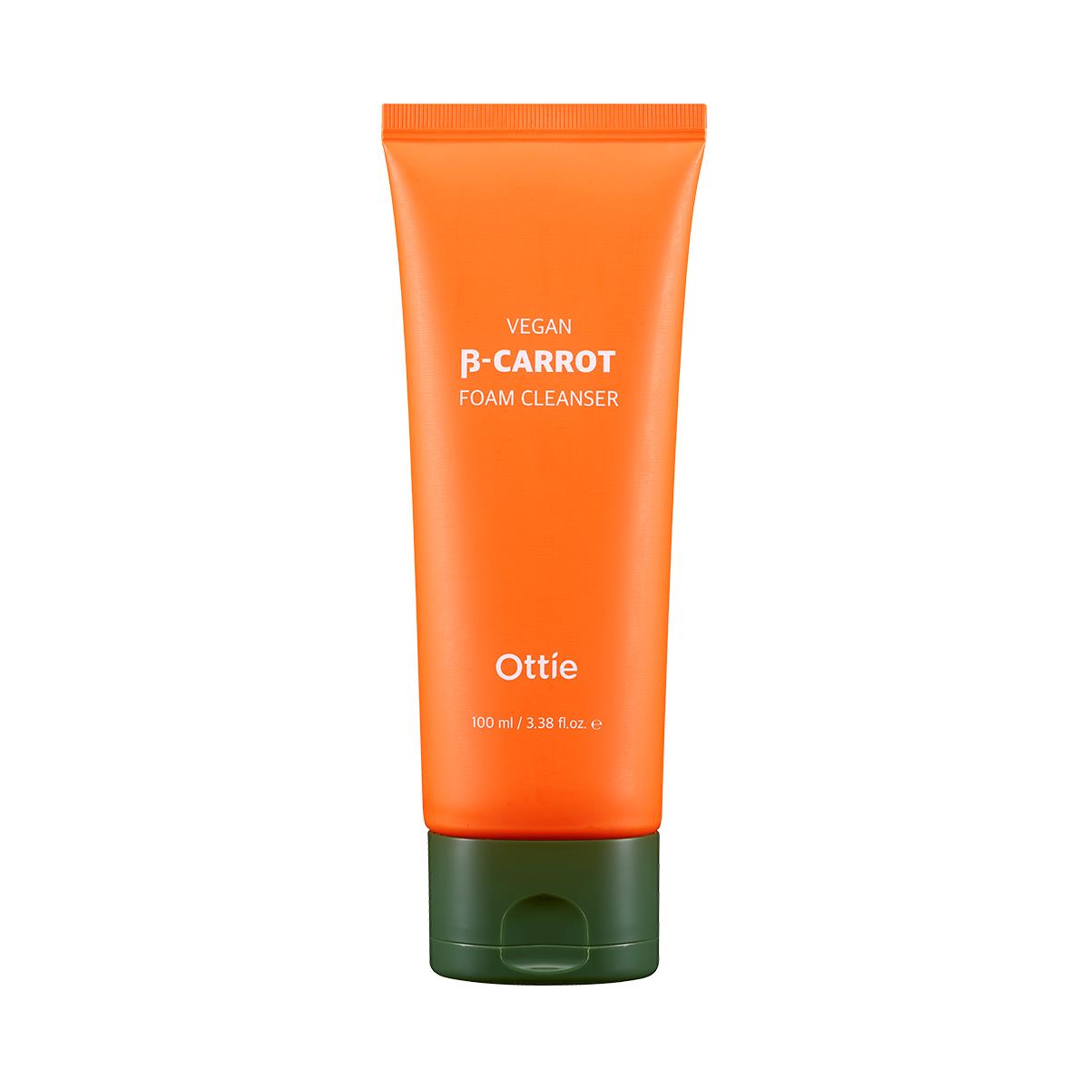 Ottie Vegan Beta-Carrot Foam Cleanser 100ml