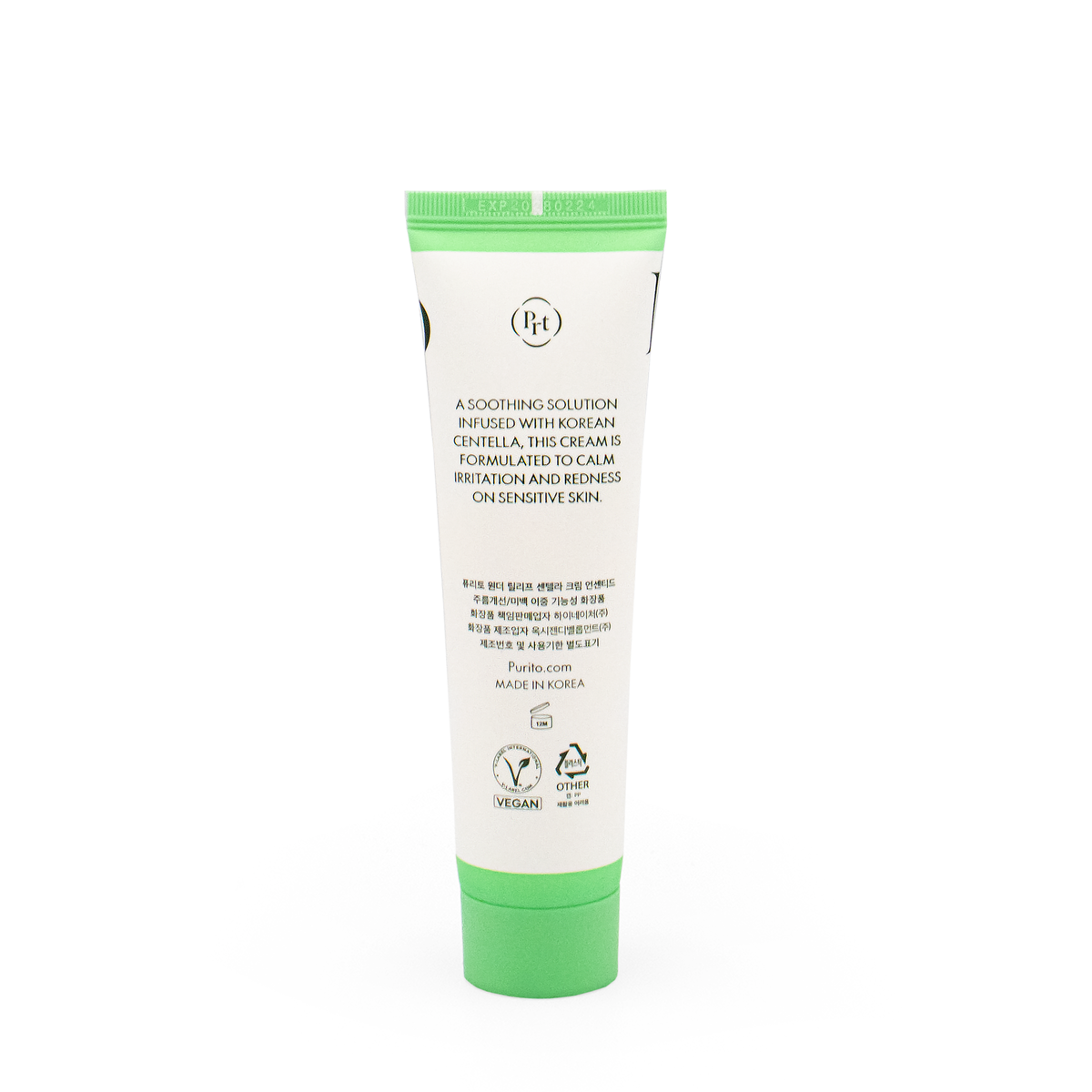 Purito Seoul Wonder Releaf Centella Cream Unscented 50ml von hinten
