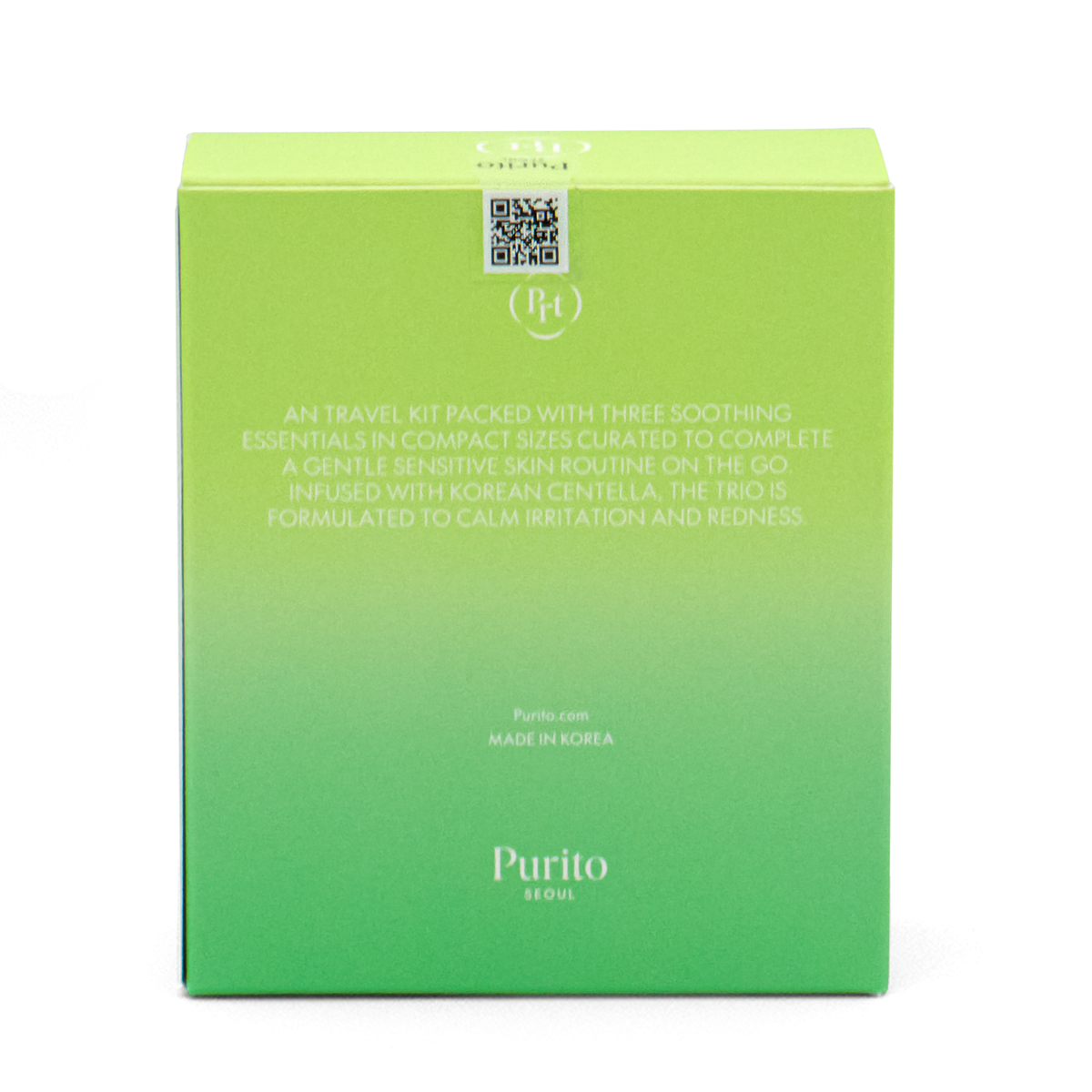 Purito Seoul Wonder Releaf Centella Mini Kit Unscented Packung von hinten