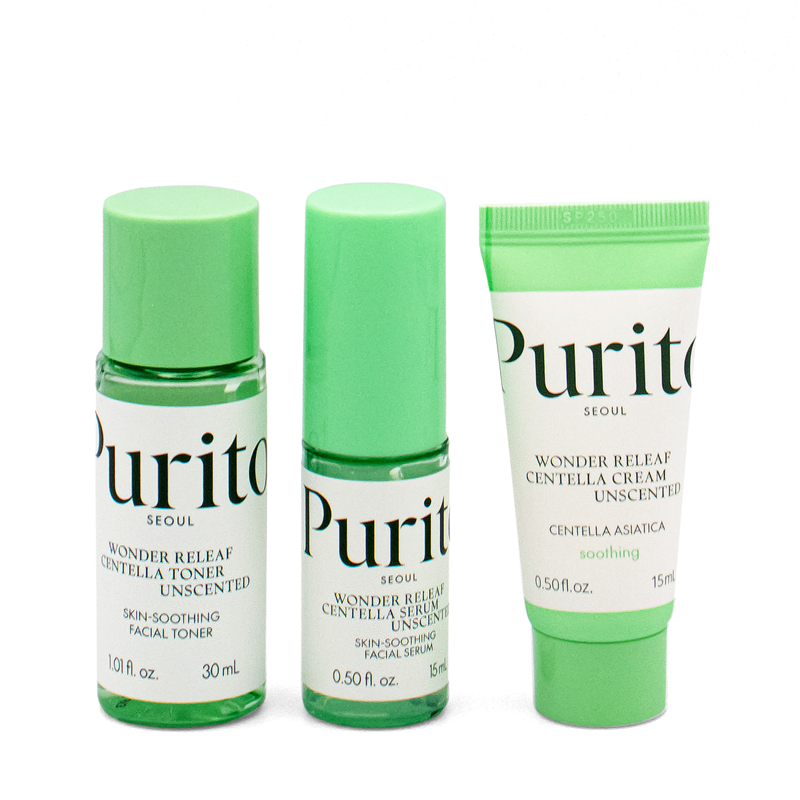 Purito Seoul Wonder Releaf Centella Mini Kit Unscented 