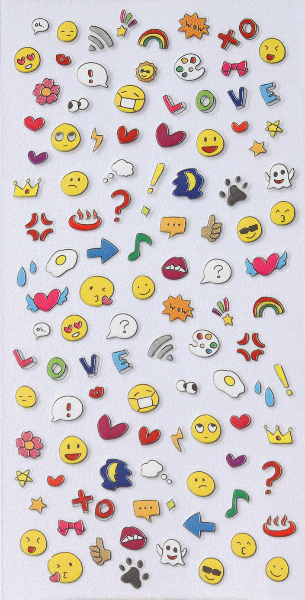 Shine B Nail Sticker Cuevly - Emoticon