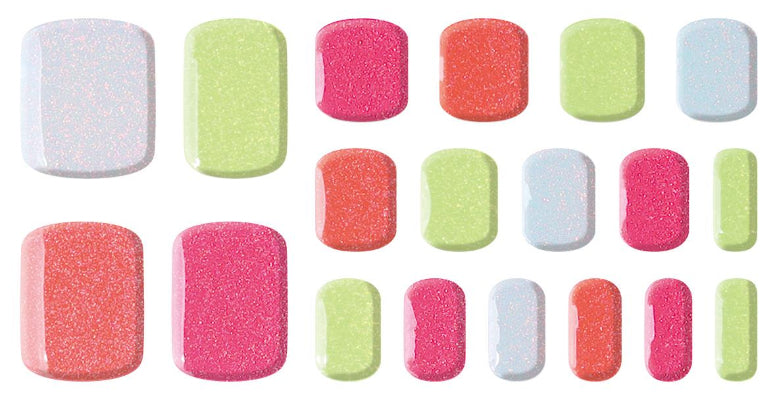 Shine B Glossyblossom Pro-Neon Sweeties Pedi